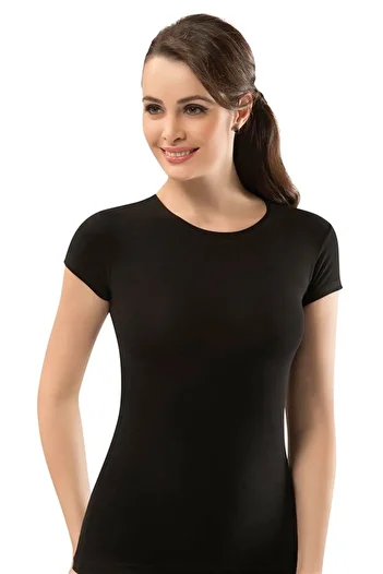 ERDEM İÇ GİYİM Erdem Black Crew Neck T-shirt2330