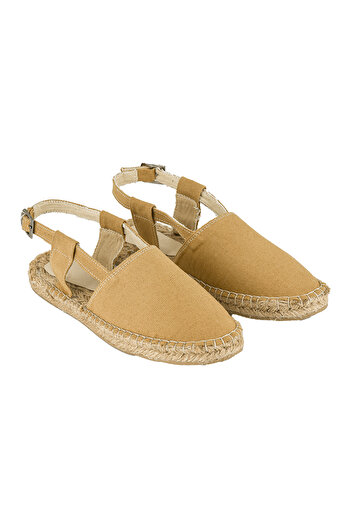 Streetfly Handmade Straw Sole Tan Women's Espadrille