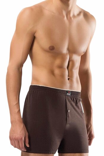 ERDEM İÇ GİYİM Erdem Brown Χτενισμένο Βαμβακερό Boxer 1400