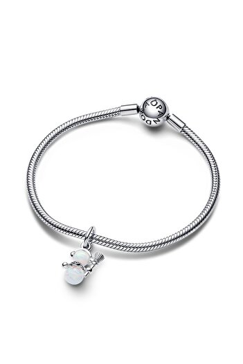 Pandora Glittering Snowman Dangle Charm