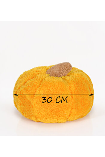 Özgüner Oyuncak Pabtex Dekoratif Peluş Kabak Yastık - 30 cm, Şık Ev Dekorasyonu