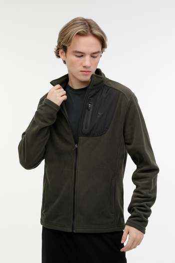 Kinetix Ανδρικό παλτό ML CHEST POLAR 3PR Khaki