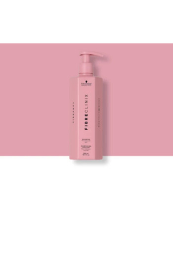 Schwarzkopf Fiber Clinix Vibrancy Shine Enhancing Shampoo 300ml - 100% Original