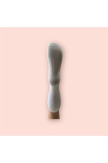 Dore Women's White Anti-Slip Hajj and Umrah Tavaf Socks Knee Socks