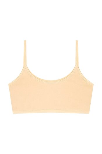 Arma Yıldız Cotton Colorful Girls' Bra and Half Undershirt - Pack of 5