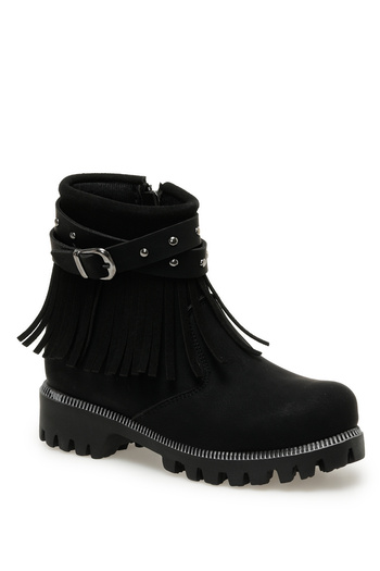 SEVENTEEN SVF81.1.F 3PR Black Girl's Biker Boots