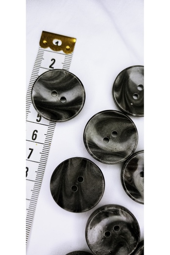 Tuhafiş 29mm.8 Pieces Black Gray Button for Jacket Cardigan Coat Coat