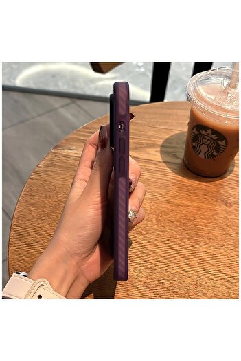 Zebana Apple iPhone 14 Pro Max Uyumlu Kılıf Airbag Fundas Silikon Kılıf Sierra Mavisi