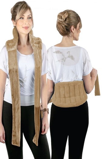 SEVENHİLLS Camel - Migrawavable Heating Menstrual Belt, Relaxing Heating Pad (for Neck, Shoulders, Abdomen and Waist)