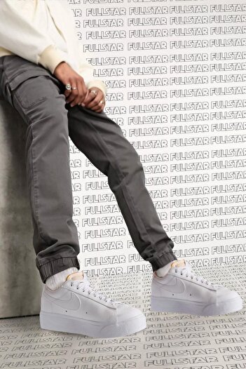 Nike Blazer Platform Leather Unisex Sneaker Γνήσιο δέρμα Λευκά Αθλητικά Παπούτσια 3cm