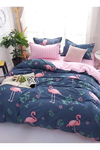 Generic 3-Piece King Size Printed Bed Sheet Set, Cotton Multicolour