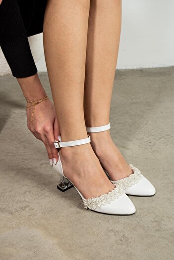 ZENNESHOES Βραδινά παπούτσια με λεπτομέρεια από λευκή πέρλα