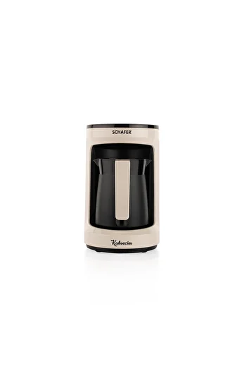 Schafer Kahvecim Automatic Turkish Coffee Machine-cream