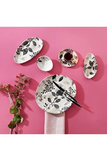 Schafer Felis Breakfast Set-32 Pieces-grey