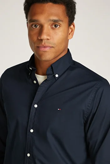 Tommy Hilfiger Mercerizált vászon RF ing