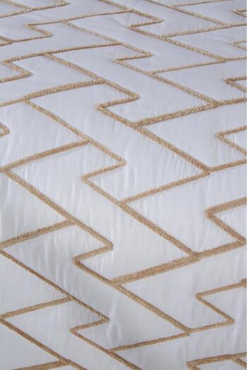 Çeyiz Diyarı Maria Quilted Single Bedspread 180X240 Cream - Beige