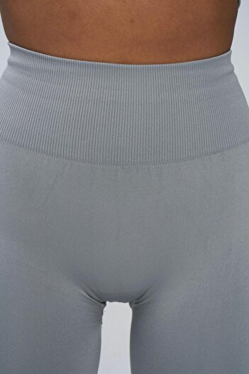 YEXECH Büzgülü Seamless Ekstra Kalça Destekli Push-Up Aurora Spor Tayt