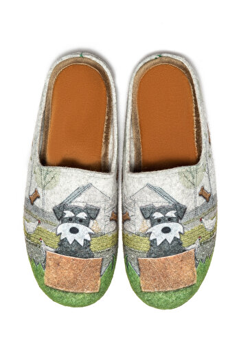 Twigy Dog Women's House Slippers Gray 36/41