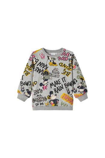name ıt Name It Disney Grey-Melange Girl's Cotton Sweatshirt13221136