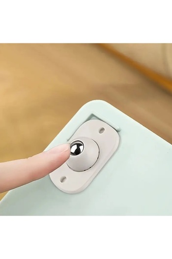 Ayver 4-Piece Furniture, Pc, White Goods Sliding Moving Ball Device White 4-Piece White Goods Leg