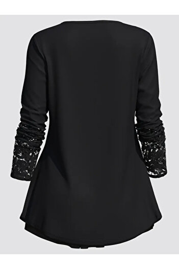 JANES New Season Women's Lace Button Detailed Stylish Blouse