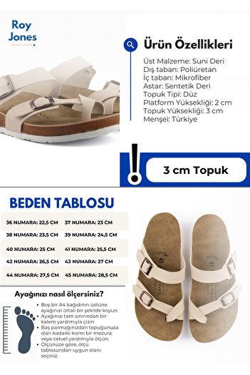 Roy Jones SunnyStride Ergonomik Unisex İlkbahar-Yaz Terliği