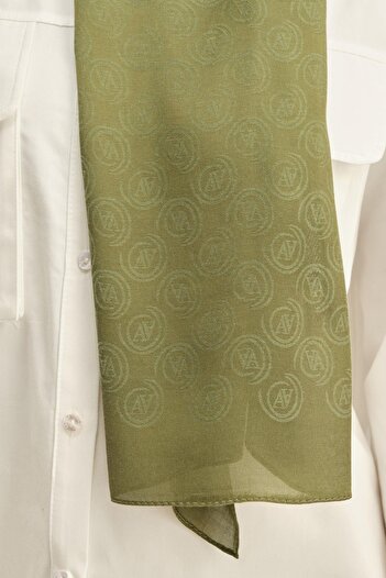 Armine Trend Lyon Shawl - 2 - Khaki 246710