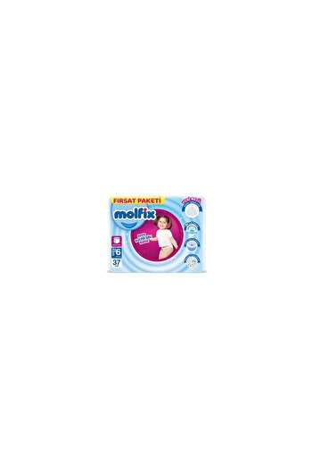Molfix Size 6 Extra Large Panty Diapers - Opportunity Package 37 Pieces
