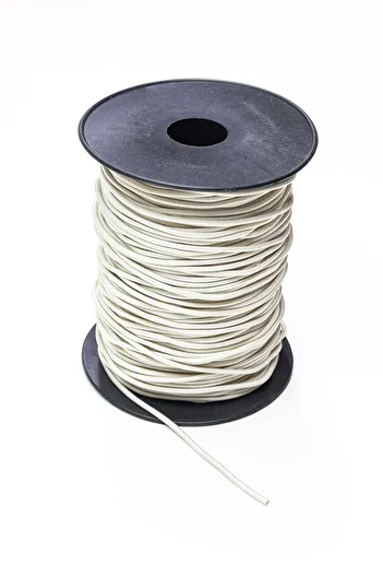 Dokumarkt 2 mm Round Rubber Rope - Rubber Cord - Accessory Tire - 10 Meters