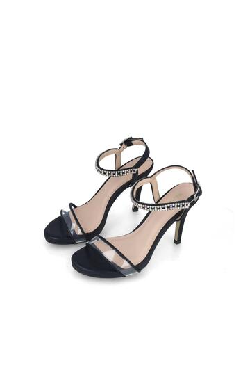 MENBUR WOMEN SHOES BLACK SANDAL, HIGH HEEL, PLATFORM