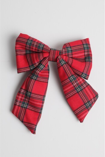 Neesa Plaid Bow Buckle