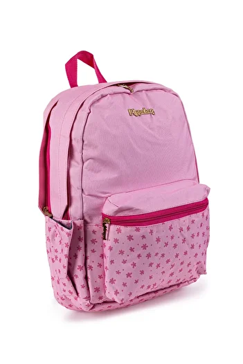 Pippa Poncik Pink Three Compartment School and Casual Backpack