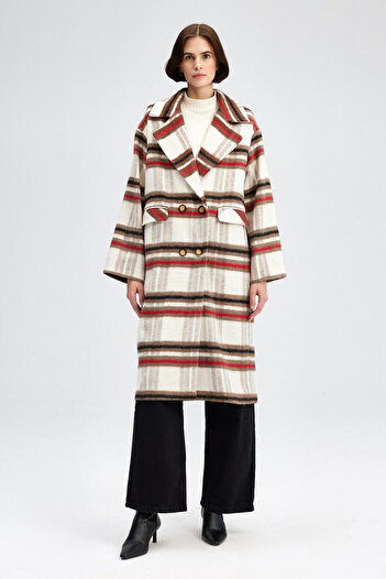 Touché Privé PLAID COTTON COAT