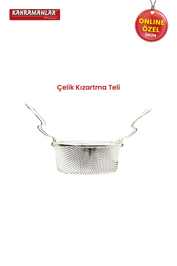 Kahramanlar Cips Chef 22 Cm Emaye Kızartma Tenceresi