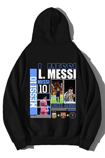New Shine Unisex Oversize Lionel Messi Hoodie