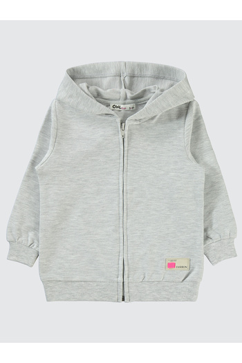 Civil Girls 2-5 Years Old Girl's Hooded Cardigan - Ekrumelanj