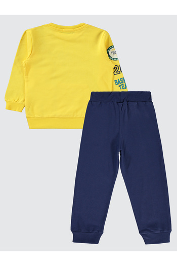 Civil Boys 2-5 Years Old Boy Tracksuit Set - Yellow