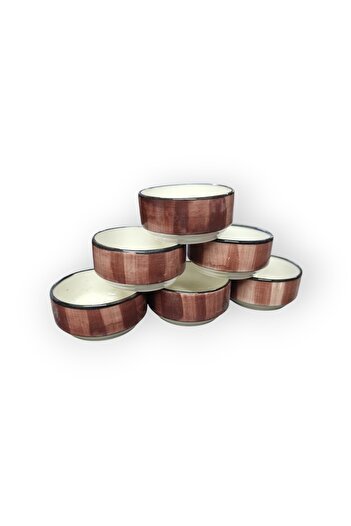 Matar Endüstriyel Mutfak Ekipmanları 6 Pieces 6 cm Wide Porcelain Joker Sauce Bowl