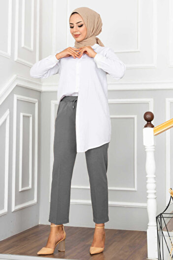 EBRUTESETTÜR Elastic Waist Hijab Trousers