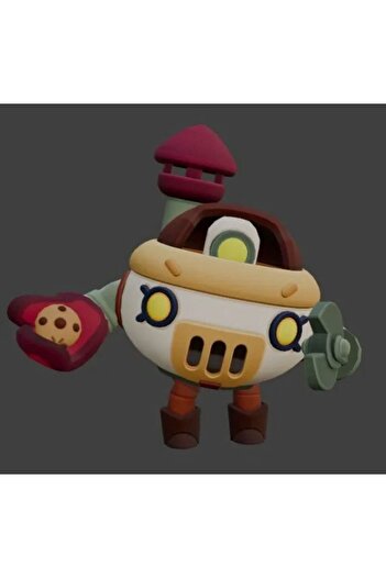 Giftbox3d Brawl Stars Pearl Character Figure 20 cm