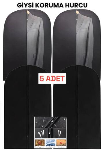 Bayev 5 Pcs Suit Holster Scrap Closet Organizer Gamboç 60X100 Clothes Storage Bag