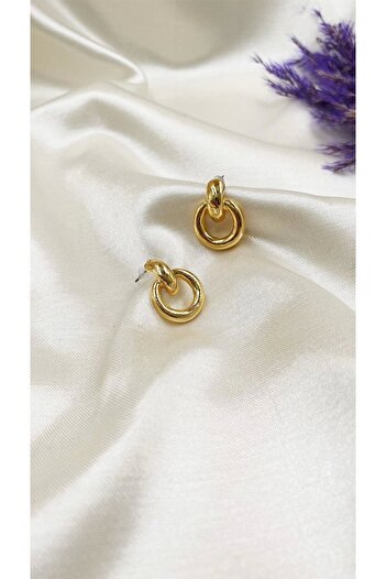 Eylülün Takısı Kadın Gold Pinterest Birleşik Küpe