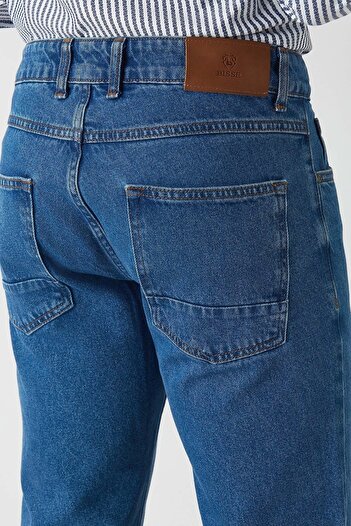 Bisse 5 Cepli Mavi Jean Erkek Pantolon