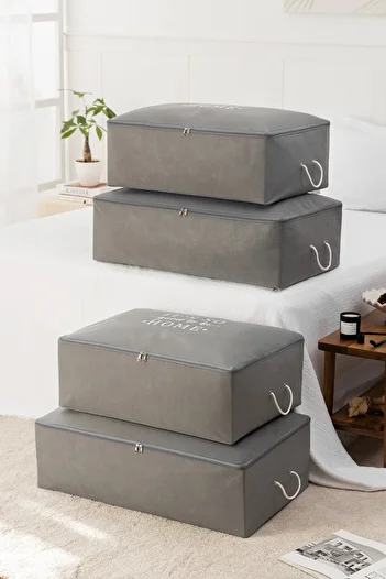 REKHOME Under Base 4-Piece Pillow Quilt and Sweater Set