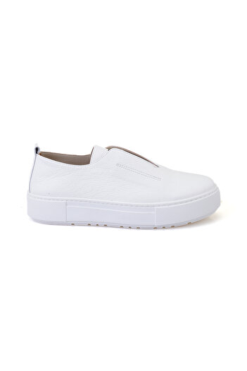 Desa Women's White Leather Sneakers