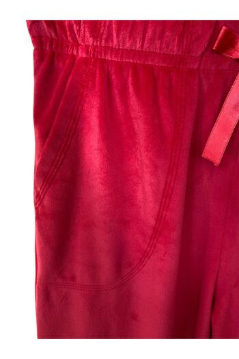 FORMO Red Velvet - High Quality Pocket Elastic Jogger Pajama Bottoms