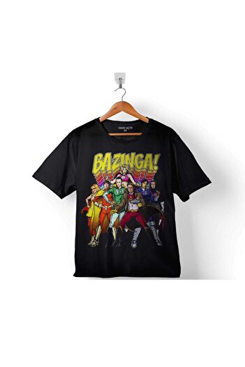 Kendim Seçtim Bazinga Joke The Big Bang Theory Sheldon Cooper Kids T-Shirt