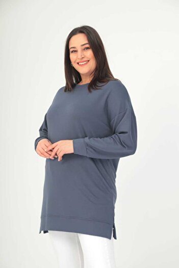 Esina Women's Crystal Fabric Tunic