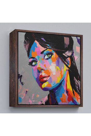 indispensablely Framed Beautiful Woman Oil Painting View Decorative Canvas Wall Painting-5834