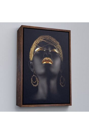 indispensablely Framed African Woman Yaylera Decorative Art Print-4975